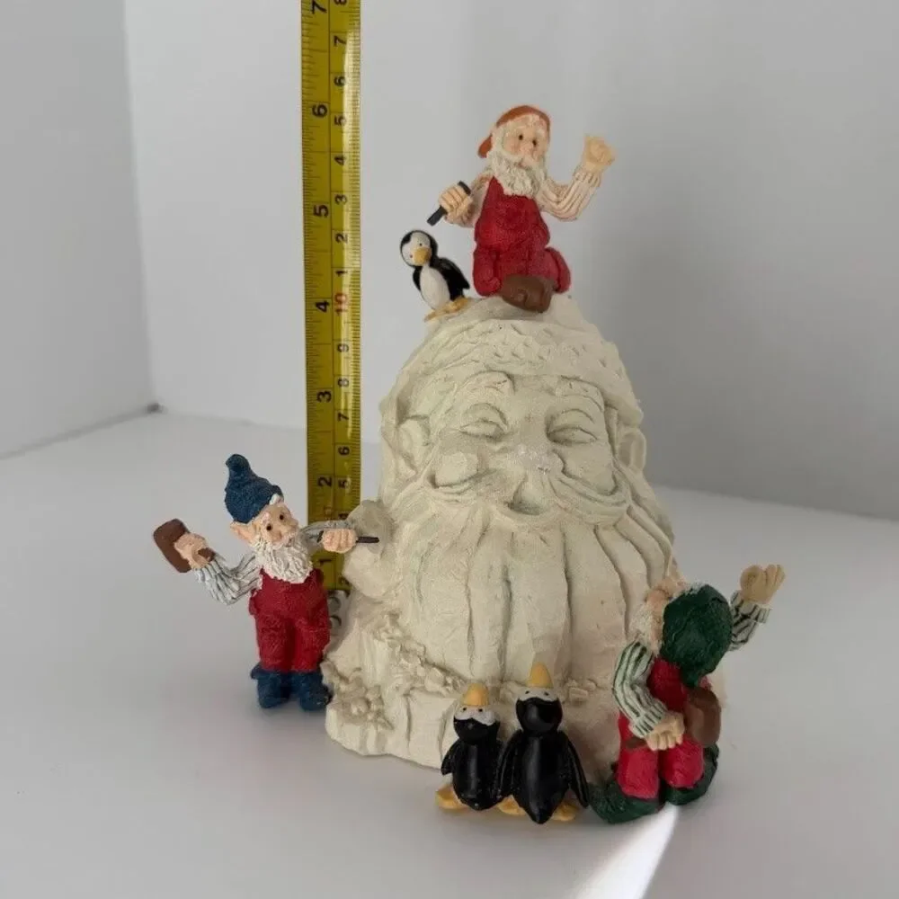 Vintage House of Lloyd Christmas Around the World "Sculpting Santa" w Box 1997 - Picture 11 of 16
